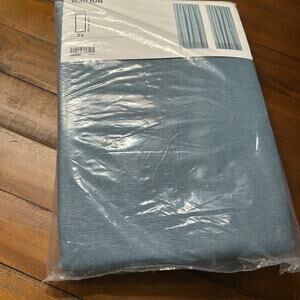 IKEA MARJUN Room Darkening Curtains Blue 57x98 2 Panels NEW Drapes
